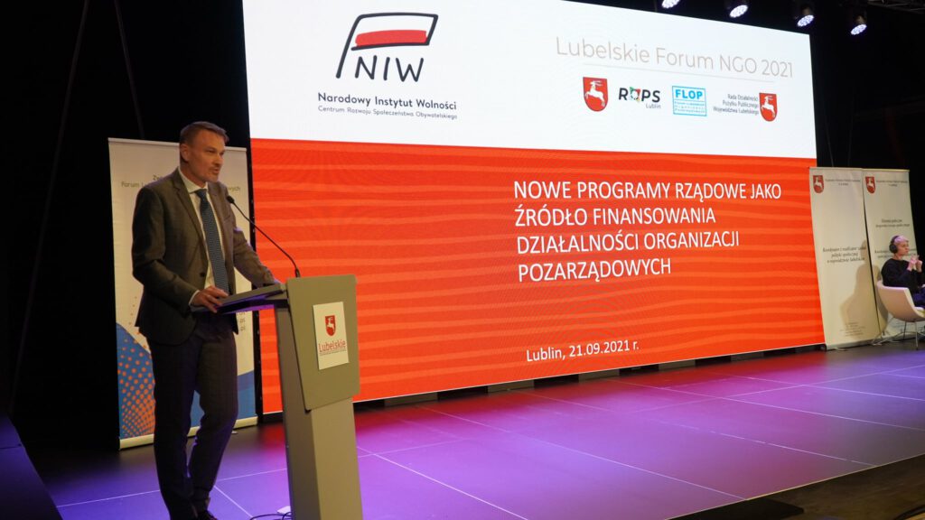 Pan Wojciech Karczmarczyk- Dyrektor Narodowego Instytutu Wolności