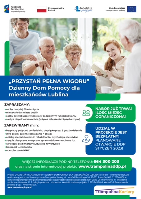 Rekrutacja do Dziennego Domu Pomocy w Lublinie