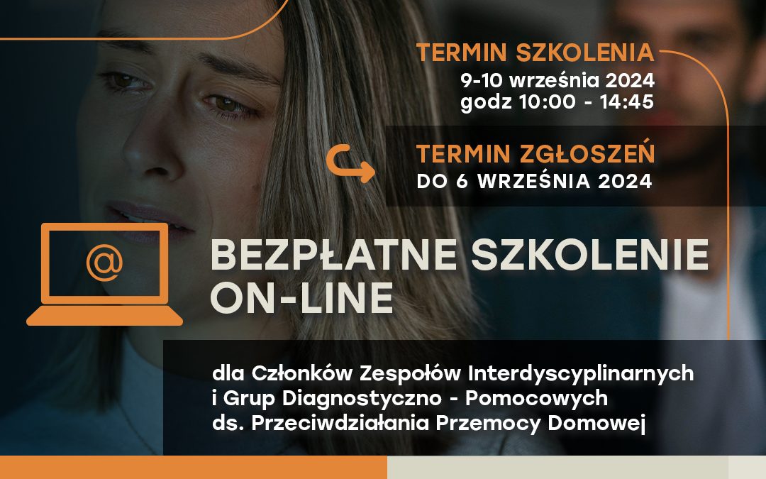 Zaproszenie do udziału w bezpłatnym szkoleniu on-line