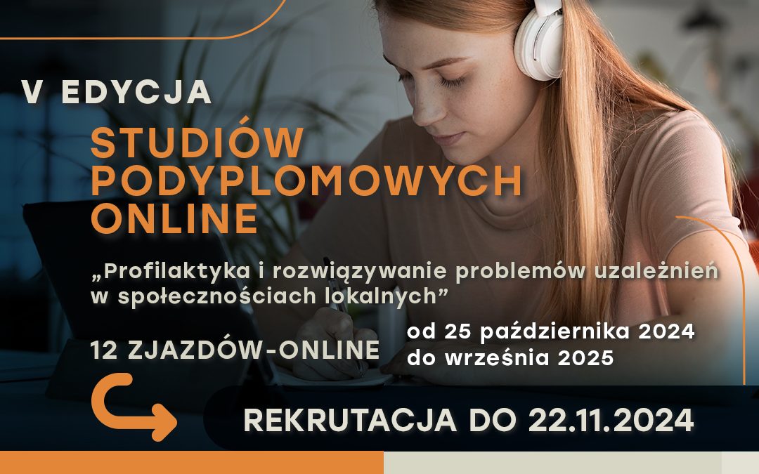 Zapraszamy na kolejną edycję studiów podyplomowych online