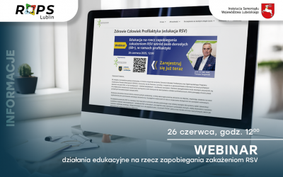Zapraszamy na webinar na temat zapobiegania zakażeniom wirusem RSV