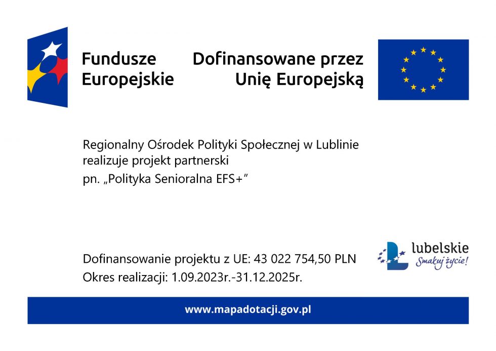Pierwsze spotkanie robocze w ramach projektu „Polityka Senioralna EFS+”