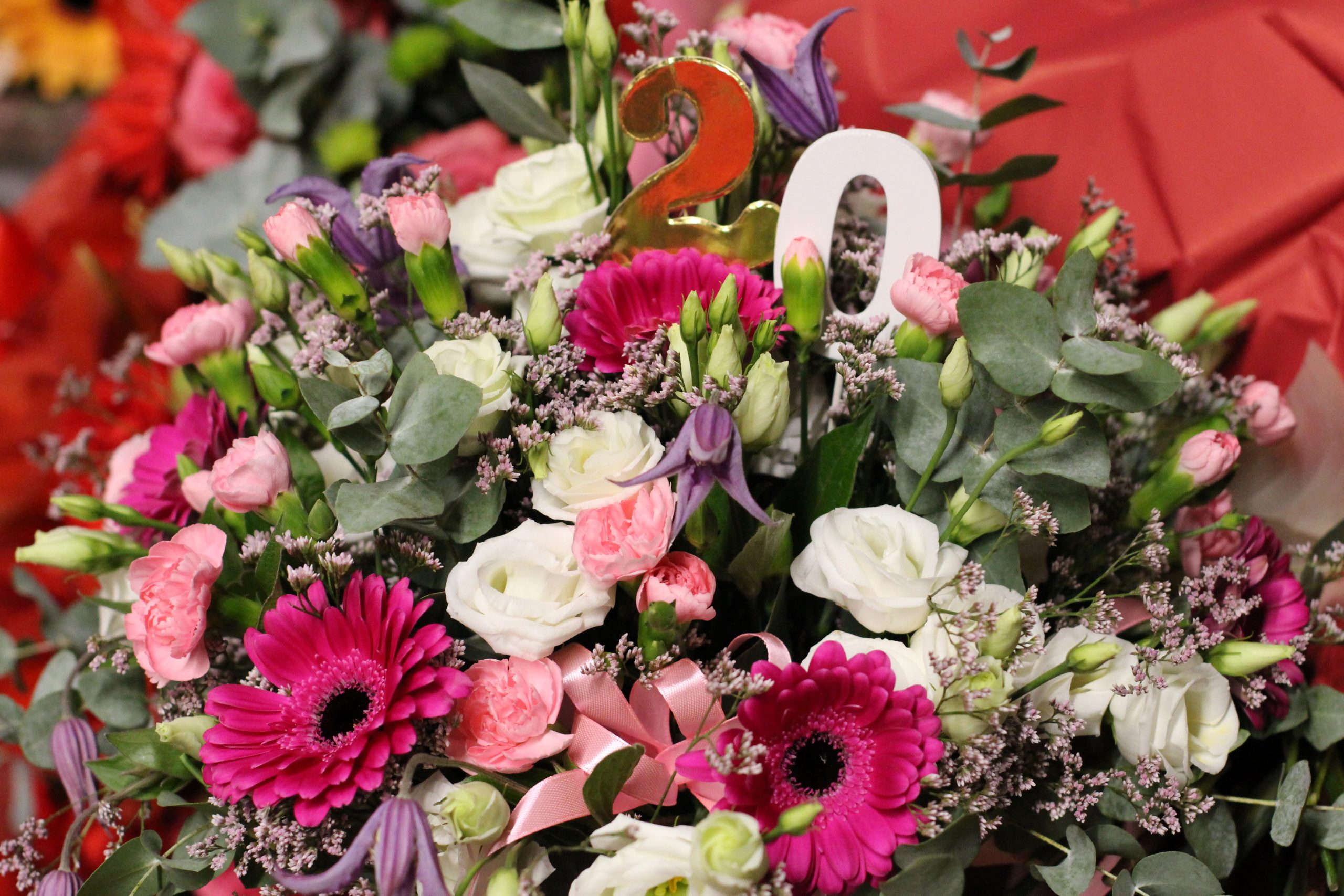 Jubileusz 20- lecia działalności ZAZ w Puławach – kwiaty