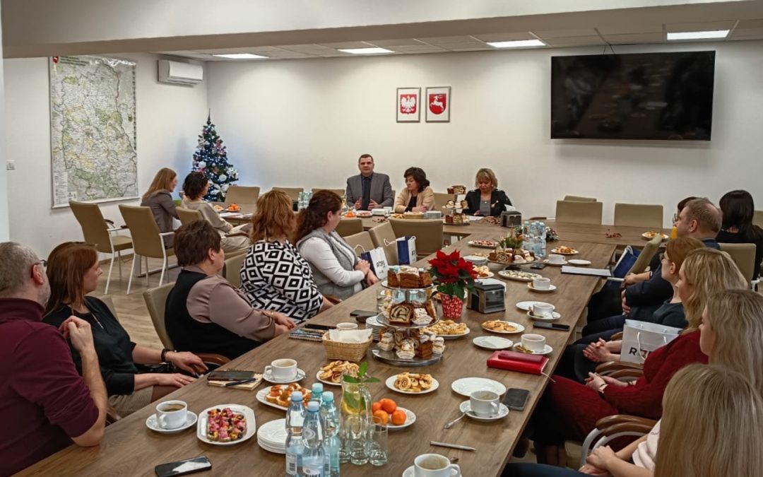 Grudniowe spotkanie sieciujące kadr zarządzających Centrów Usług Społecznych z przedstawicielami JST