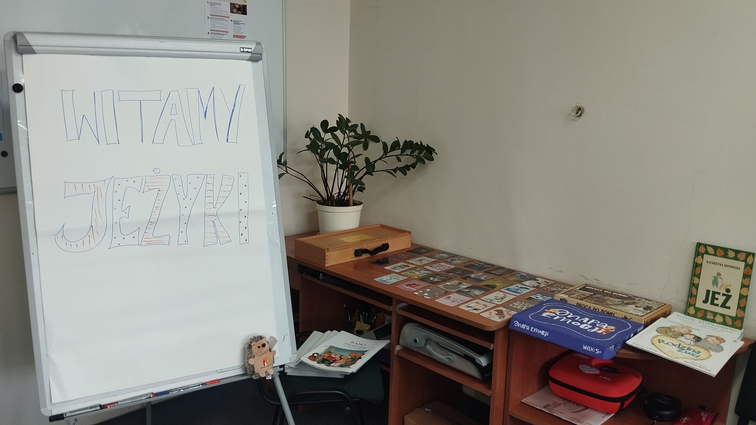 Spotkanie pracowników Przedstawicielstwa Ośrodka Adopcyjnego w Białej Podlaskiej z dziećmi z grupy „Jeżyki” ze Społecznego Przedszkola w Białej Podlaskiej.