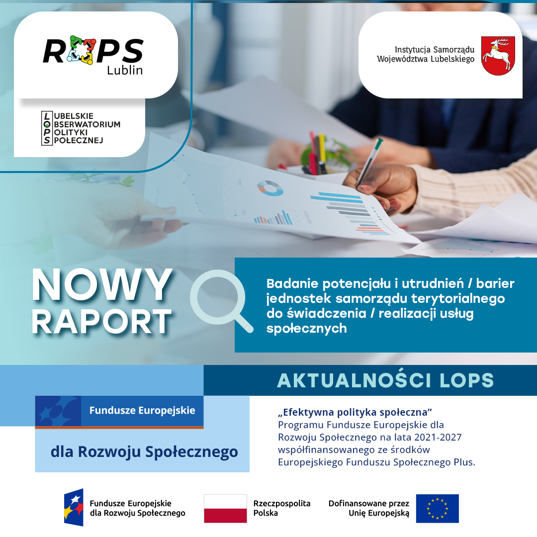Raport o potencjale i barierach usług społecznych w JST województwa lubelskiego