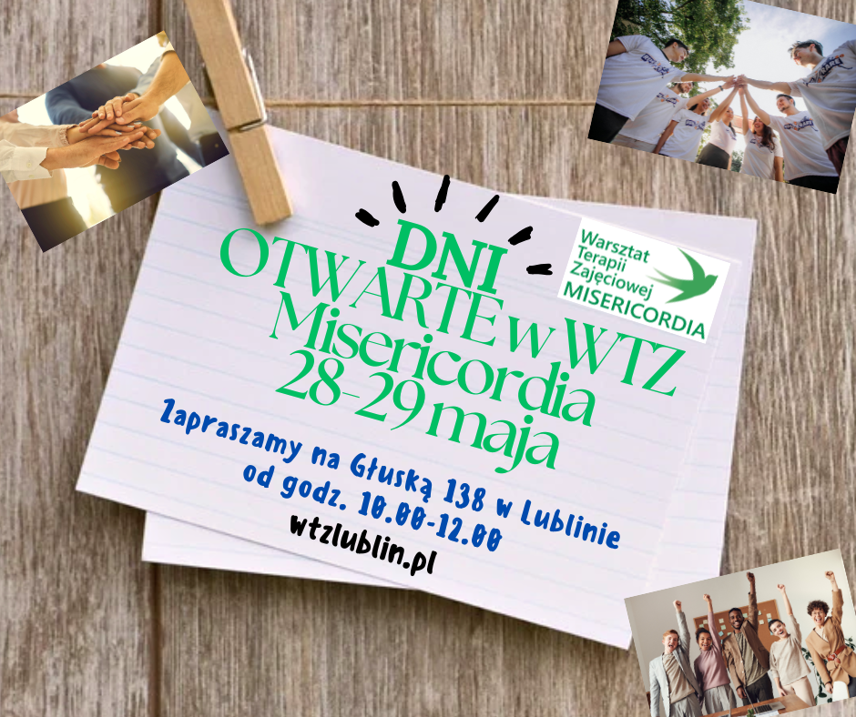 Dni Otwarte w WTZ Misericordia 28-29 maja 2026 r.