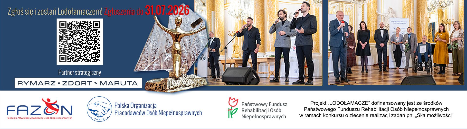 Zapraszamy do udziału w XXI edycji Konkursu dla Pracodawców Wrażliwych Społecznie Lodołamacze 2026!