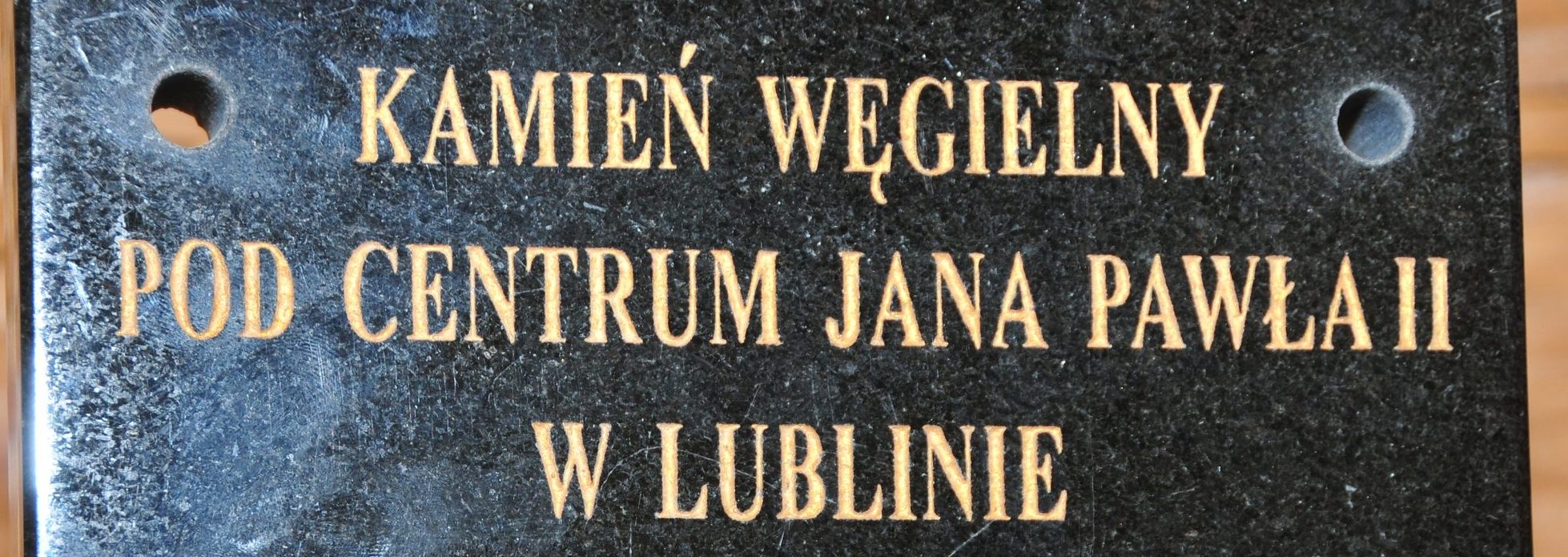 Poświęcenie i wmurowanie kamienia węgielnego pod Centrum Jana Pawła II w Lublinie